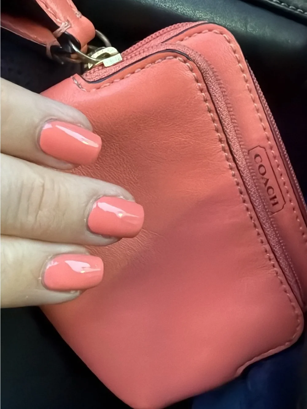 Coach small leather